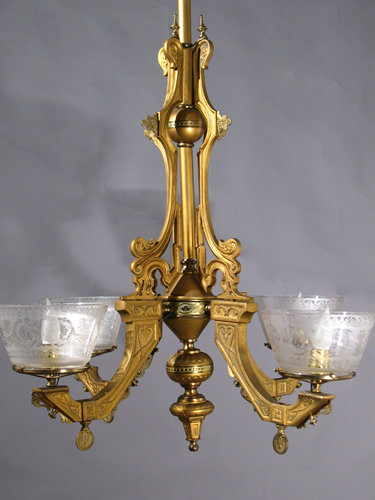 4-Light East Lake Gas Chandelier